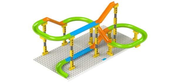Blix Marble Run-1 Plastic Marble Tracks For Kids