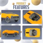 NHR Dinky Plastic Toy Car Pull & Push Vehicle