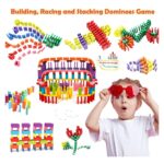 Toy Imagine™ 120 Piece Colourful Wooden Domino Blocks For Kids