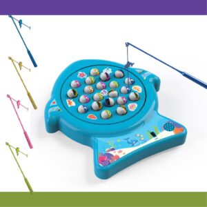 ToyMagic Musical Board Fish Game with Rotating Pond