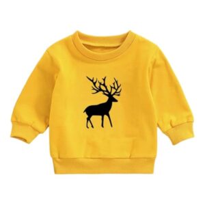 Cotton Blend Round Neck Full Sleeve Sweatshirt for Winter, for Boys and Girls