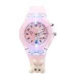 SPIKY 3D Cartoon Kids Analog Watch with LED Luminous 7 Multicolour Glowing Disco Light