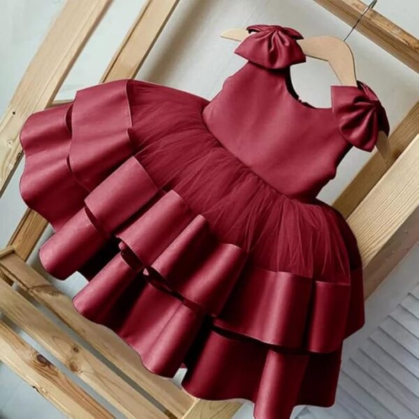 Niren Enterprise Girl's Knee Length Frock