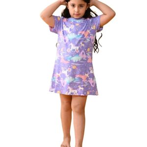 ANTHRILO Unicorn Planet Night Dress
