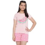 Lil Tomatoes Girls Cotton Night Suit