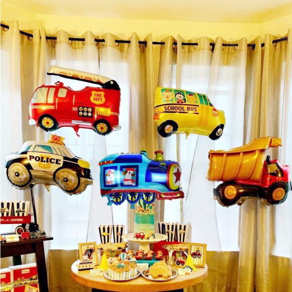 AMFIN® Transport Theme Birthday Decoration