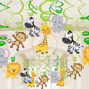 Party Propz Jungle Theme Decoration Swirls Hanging