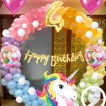 Mystic Toy Store Unicorn Theme 4Th Birthday Decoration Kit