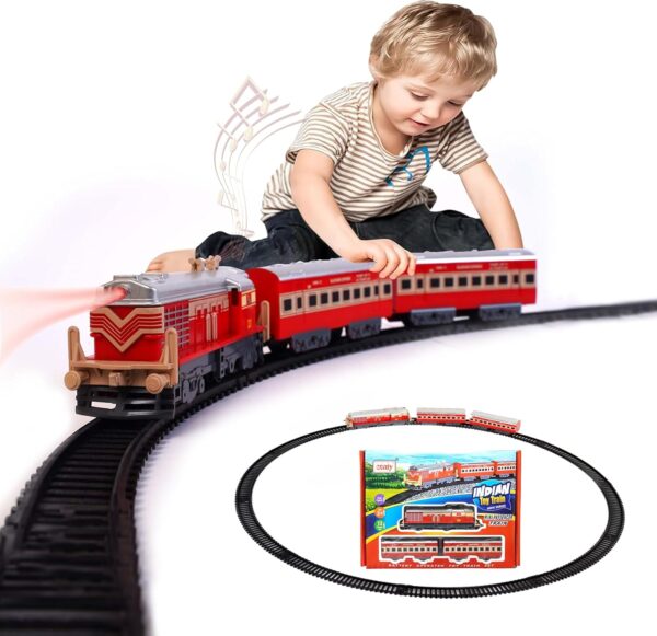 Amisha Gift Gallery Indian Passenger Toy Train Set