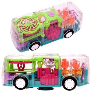 Cable World Transparent 3D Bus Toy