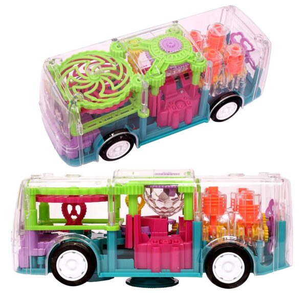 Cable World Transparent 3D Bus Toy