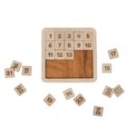ECOTOUCH Wooden Number Slide Puzzle for Kids