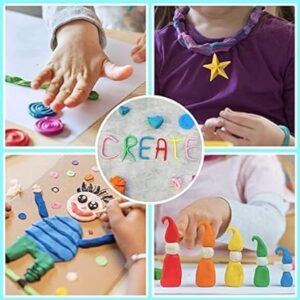 Eclet (Pack of 12) Air Dry Clay, Colorful Children Soft Clay