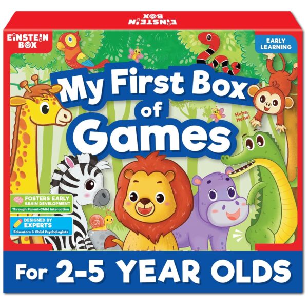 Einstein Box My First Box of Games for Kids 2-5 Years Old