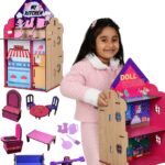 FunBrigade 2-in-1 Big Wooden Doll House