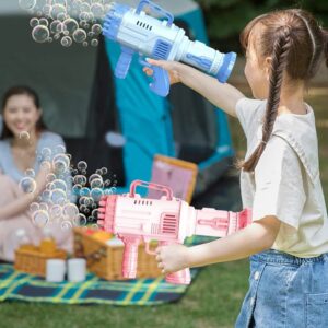 Niku 32 Hole Large Electric Gatling Bubble Gun for Kids