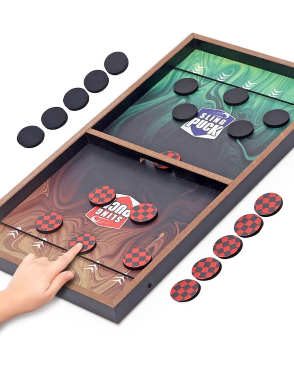 Play Nation Premium 3-in-1 Fastest Finger First Wooden Board Game
