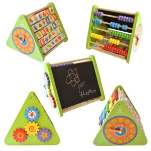 Shumee Handmade 5-in-1 Wooden Activity Triangle