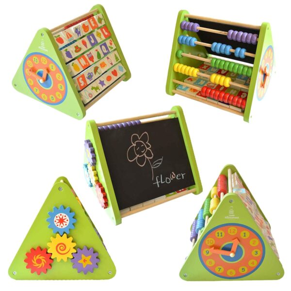 Shumee Handmade 5-in-1 Wooden Activity Triangle