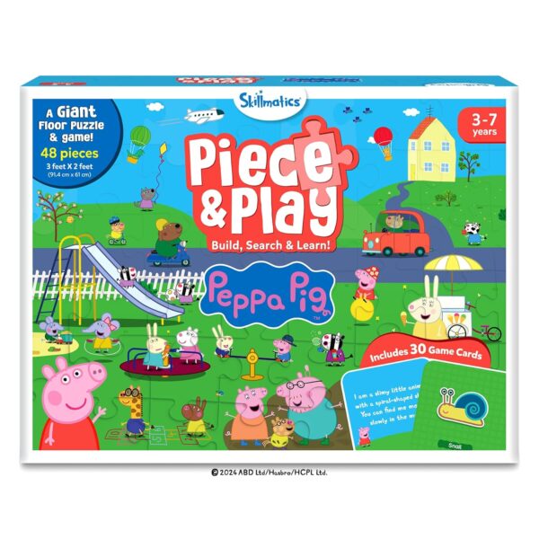 Skillmatics Peppa Pig Floor Puzzle & Game