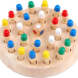 Storio Educational Learning Geometric Shape Memory Chess Puzzle