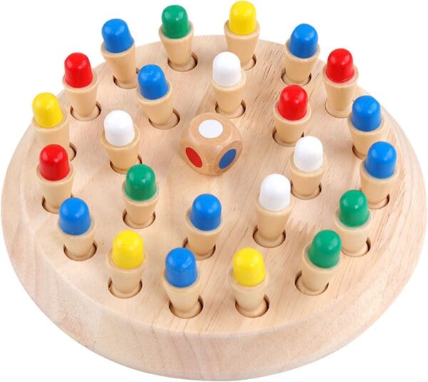 Storio Educational Learning Geometric Shape Memory Chess Puzzle