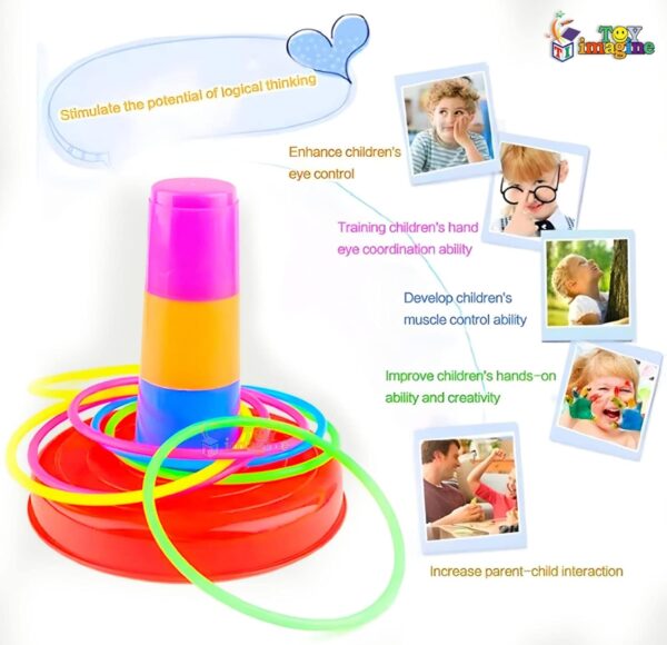 Toy Imagine� Shape Sorter Ring Toss Game