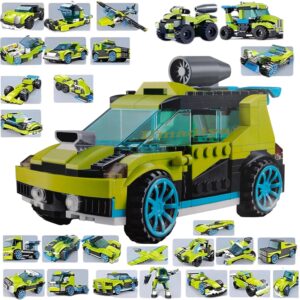 Umadiya® Architect 30 in 1 Rocket Rally Racing Cars Building Blocks