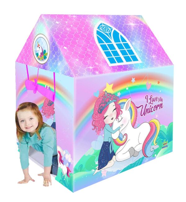 Webby Unicorn Kids Play theme tent house