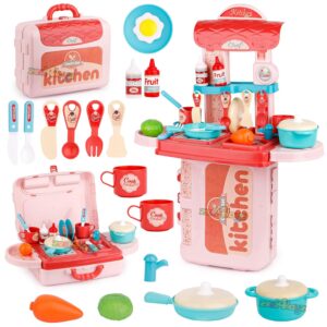 Zest 4 Toyz Plastic Kitchen Set for Kids Girl