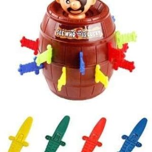 Kidology Thrilling Pop Up Pirate Barrel Sword