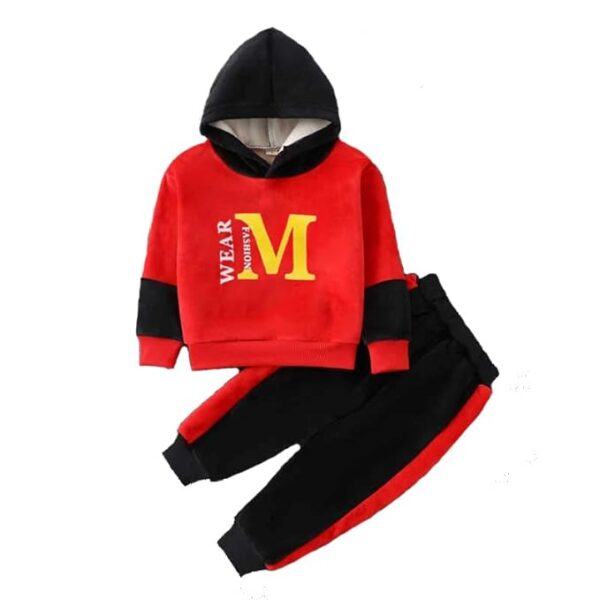 Bold N Elegant Kid's Warm Velvet Fleece Pullover Sweatshirt Hoodie Tshirt and Pajama Jogger