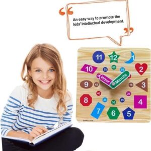 PopPlop Learning Time Teaching Clock