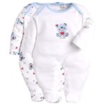 BABY GO 100% Cotton Full Sleeve Regular Fit Regular Romper For Baby Boys