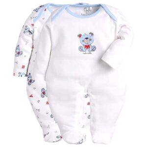 BABY GO 100% Cotton Full Sleeve Regular Fit Regular Romper For Baby Boys