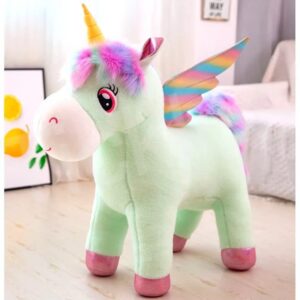 Tickles Soft Stuffed Plush Fantastic Glow Rainbow Wings Unicorn Horse Animal Toy