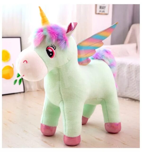 Tickles Soft Stuffed Plush Fantastic Glow Rainbow Wings Unicorn Horse Animal Toy