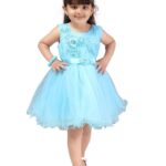 aarikka Girl's Net A-Line Knee-Long Dress