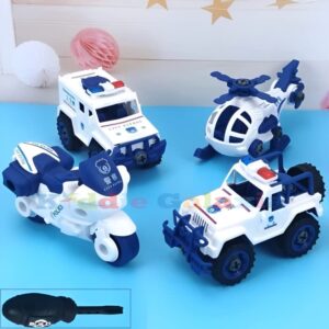 Kiddie Galaxia Police Vehicle Play Set Toy