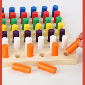 Smoneo Educational Color Cognition Stacking & Sorting Wooden Toys