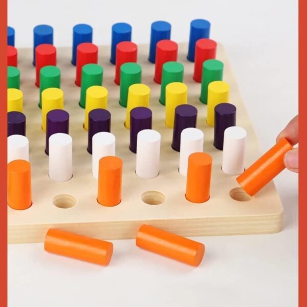 Smoneo Educational Color Cognition Stacking & Sorting Wooden Toys