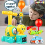 Kidology Balloon-Powered Car and Rocket Toy Set