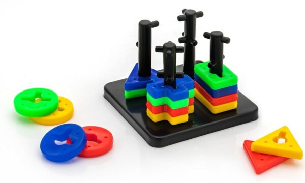 CloudTech® Plastic Stacking and Sorting Blocks Puzzle Toy for Kids