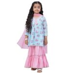 BIBA Cotton Girls Salwar Suit Sets