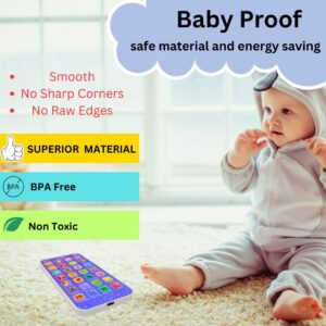 SUPER TOY 24 Modes Kids Smart Musical Phone Toy with Rechargeable Battery