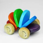 Natural.Toys Amazing Wooden Push Pull Toy Car - Multicolor
