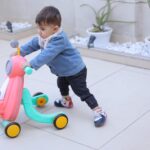 Goyal's Tiny Step Baby Walker Early Education Activity Center with Lights, Sounds