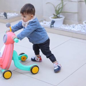 Goyal's Tiny Step Baby Walker Early Education Activity Center with Lights, Sounds