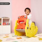 Amazon Brand - Jam & Honey 2 in 1 Foldable Slide and Rocker for Kids