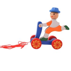 Wooden Scooter Pull Along - 1 Piece